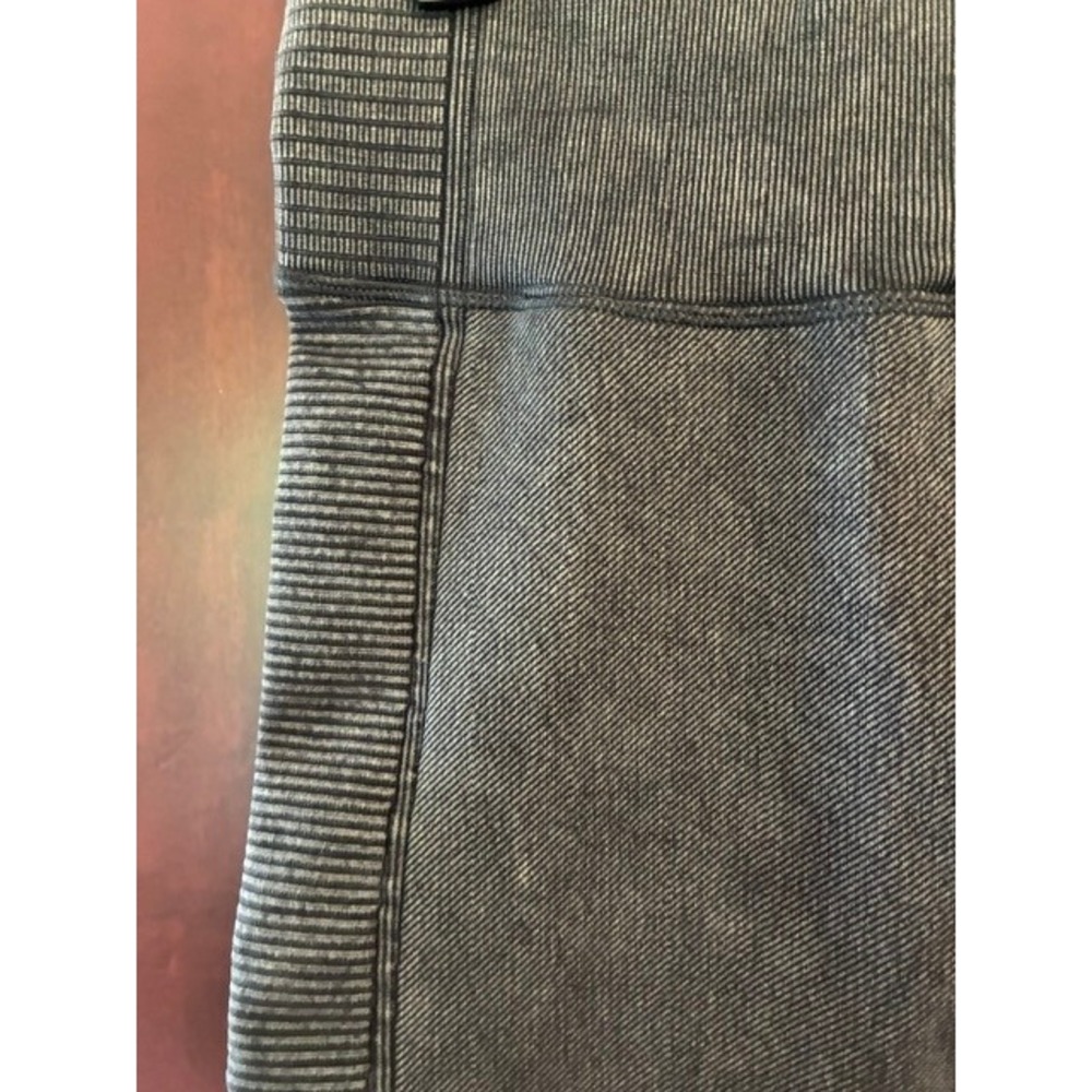 Harmony Balance Leggings Women S Grey New Acid Wash Seamless Ribbed High Rise - Picture 4 of 8